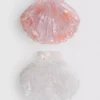 2er-Pack Haarspangen in Muschelform