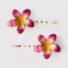 2er-Pack Haarspangen mit Blumenmuster