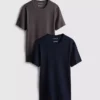 2er-Pack kurzärmelige T-Shirts mit gerippter Struktur 2er-Pack kurzärmelige T-Shirts mit gerippter Struktur