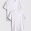 2er-Pack kurzärmelige T-Shirts mit gerippter Struktur 2er-Pack kurzärmelige T-Shirts mit gerippter Struktur