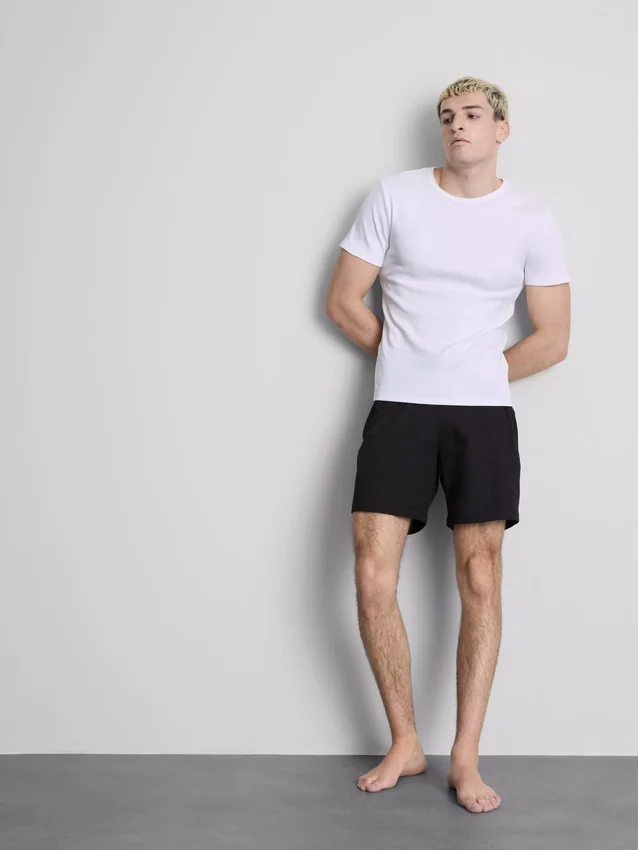 2er-Pack kurzärmelige T-Shirts mit gerippter Struktur 2er-Pack kurzärmelige T-Shirts mit gerippter Struktur