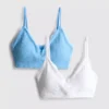 2er-Pack nahtlose Bralette mit Spitzenbesatz 2er-Pack nahtlose Bralette mit Spitzenbesatz