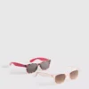 2er-Pack Sonnenbrillen mit D-Rahmen