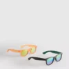 2er-Pack Sonnenbrillen mit eckigem Rahmen