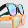 2er-Pack Sonnenbrillen mit eckigem Rahmen