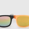 2er-Pack Sonnenbrillen mit eckigem Rahmen