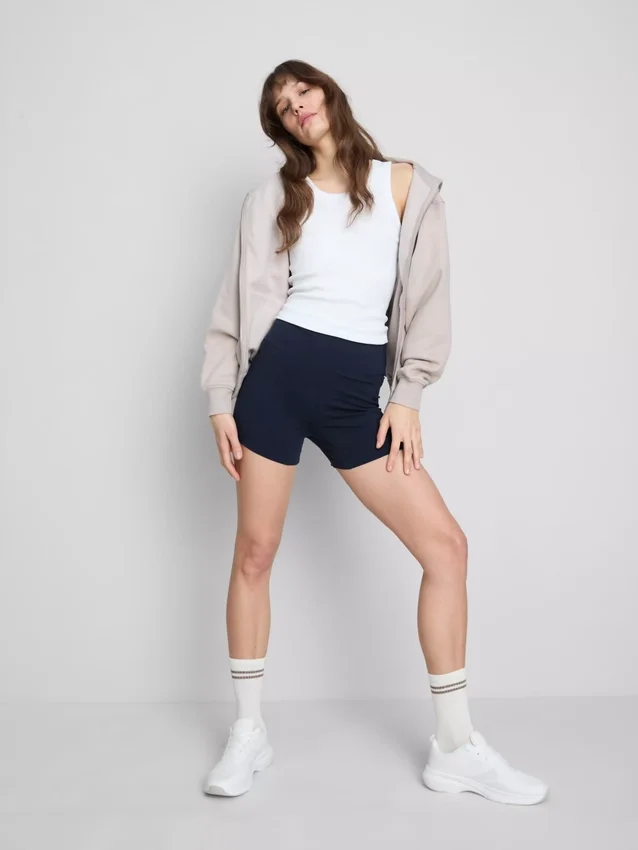 2er-Pack Yoga-Shorts mit hoher Taille 2er-Pack Yoga-Shorts mit hoher Taille