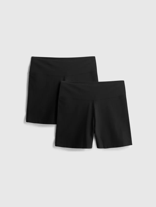2er-Pack Yoga-Shorts mit hoher Taille 2er-Pack Yoga-Shorts mit hoher Taille