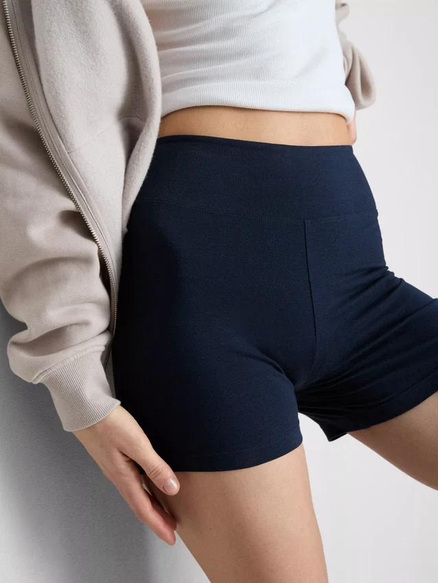 2er-Pack Yoga-Shorts mit hoher Taille 2er-Pack Yoga-Shorts mit hoher Taille