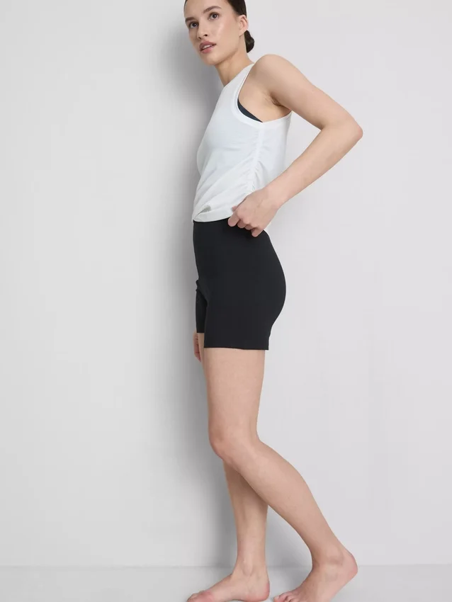 2er-Pack Yoga-Shorts mit hoher Taille 2er-Pack Yoga-Shorts mit hoher Taille