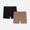 2er-Pack Yoga-Shorts mit hoher Taille 2er-Pack Yoga-Shorts mit hoher Taille