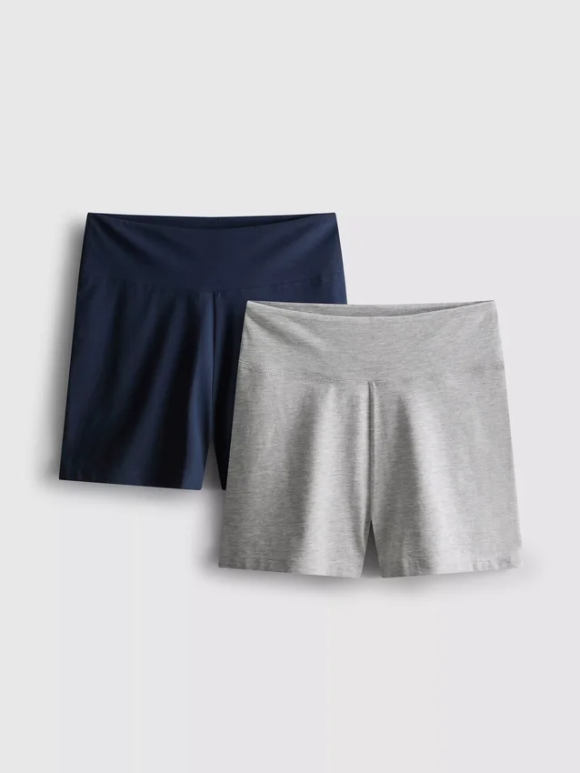 2er-Pack Yoga-Shorts mit hoher Taille 2er-Pack Yoga-Shorts mit hoher Taille