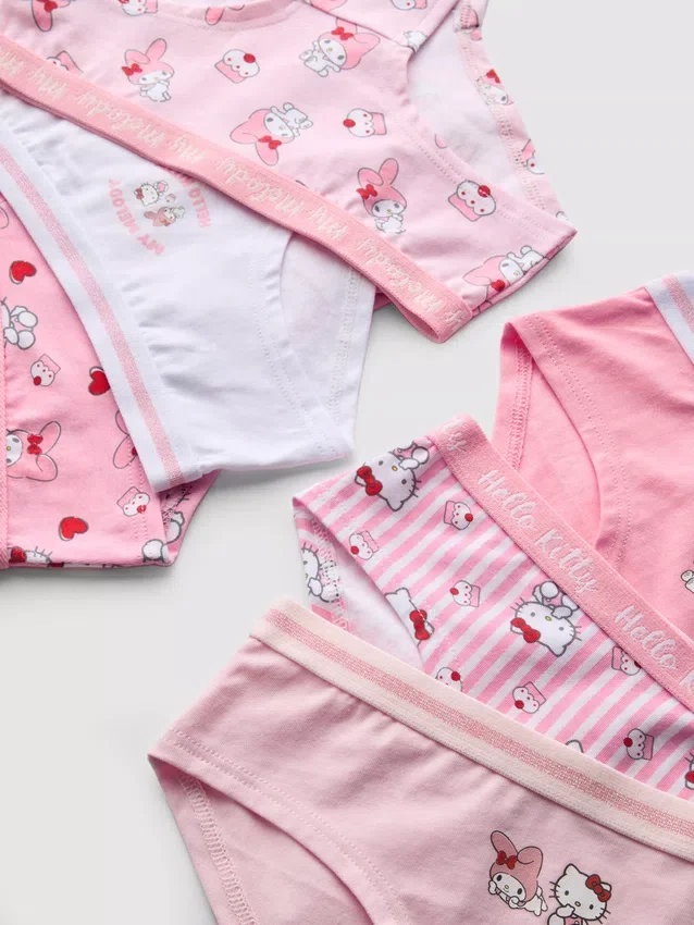 3–15 Jahre | 6er-Pack Hello Kitty Hipster-Slips 3–15 Jahre | 6er-Pack Hello Kitty Hipster-Slips