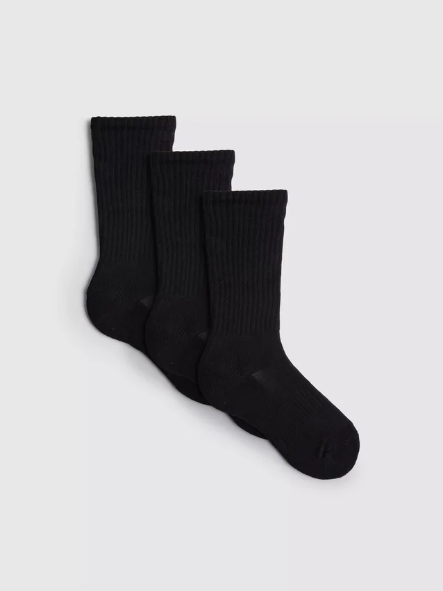 3er-Pack baumwollreiche Crew-Socken 3er-Pack baumwollreiche Crew-Socken