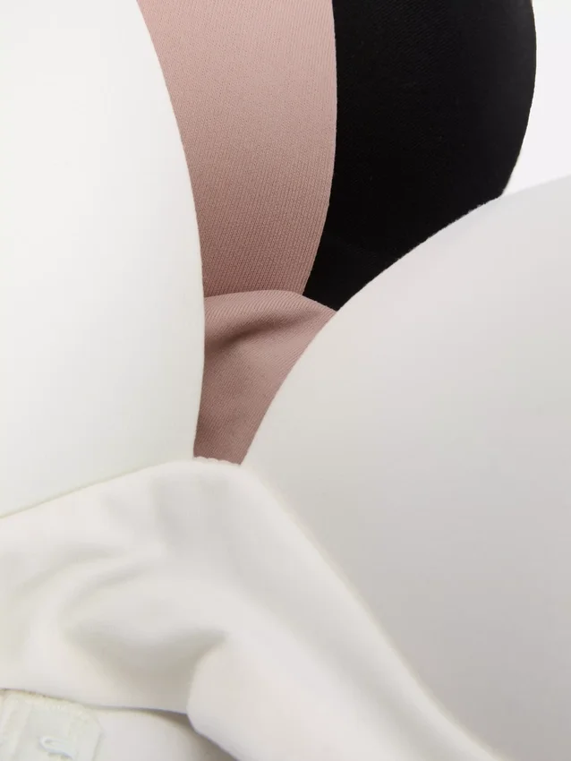 3er-Pack bügellose BHs mit gebürsteter Oberfläche 3er-Pack bügellose BHs mit gebürsteter Oberfläche