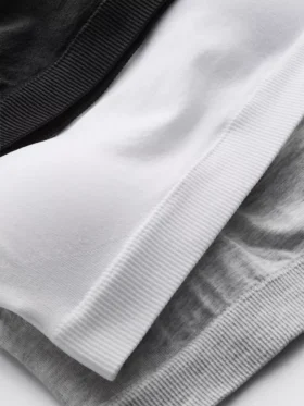 3er-Pack bügellose Crop-Bralettes