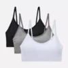 3er-Pack bügellose, kurz geschnittene Cami-Bralettes 3er-Pack bügellose, kurz geschnittene Cami-Bralettes