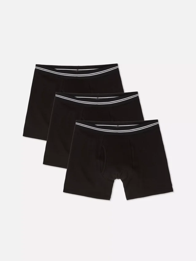 3er-Pack Boxershorts mit gestreiftem Bund 3er-Pack Boxershorts mit gestreiftem Bund