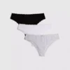 3er-Pack brasilianische Slips aus Baumwolle 3er-Pack brasilianische Slips aus Baumwolle