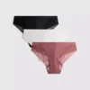 3er-Pack Brazilian-Tangas mit Spitzenverzierung 3er-Pack Brazilian-Tangas mit Spitzenverzierung