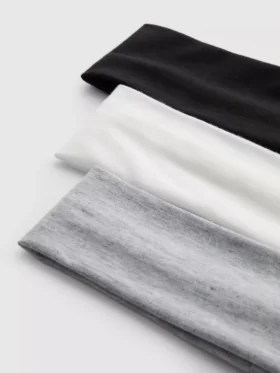 3er-Pack elastische Stirnbänder