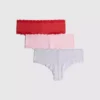3er-Pack gerippte Hipster-Slips aus Mikrofaser 3er-Pack gerippte Hipster-Slips aus Mikrofaser
