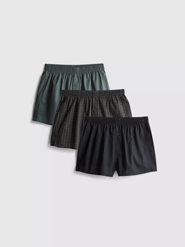 3er-Pack gewebte Boxershorts 3er-Pack gewebte Boxershorts