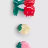 3er-Pack Haarspangen in Fruchtform