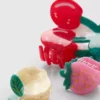 3er-Pack Haarspangen in Fruchtform