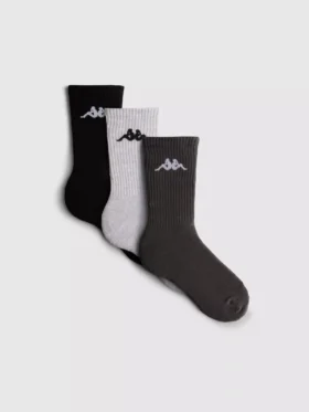 3er-Pack Kappa-Socken in Crew-Länge mit hohem Baumwollanteil