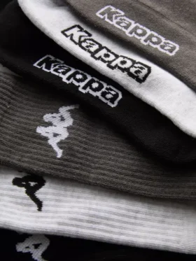 3er-Pack Kappa-Socken in Crew-Länge mit hohem Baumwollanteil