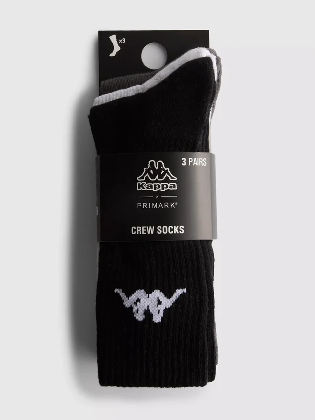 3er-Pack Kappa-Socken in Crew-Länge mit hohem Baumwollanteil 3er-Pack Kappa-Socken in Crew-Länge mit hohem Baumwollanteil
