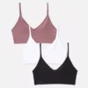 3er-Pack kurze, nahtlose Cami-Bralettes 3er-Pack kurze, nahtlose Cami-Bralettes