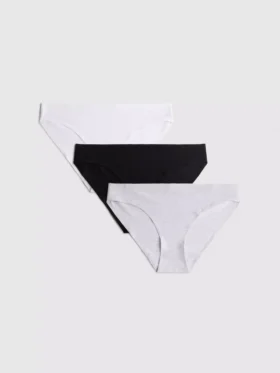 3er-Pack Mini-Slips aus Baumwolle