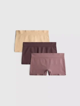 3er-Pack nahtlose Boy-Shorts
