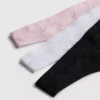3er-Pack nahtlose Jacquard-Tangas