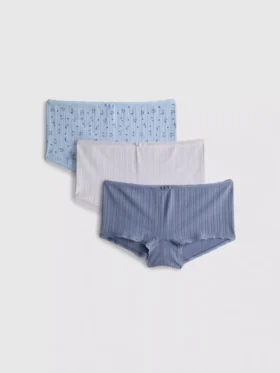 3er-Pack nahtlose Mini-Boyshorts