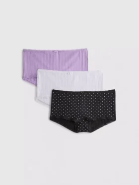 3er-Pack nahtlose Mini-Boyshorts