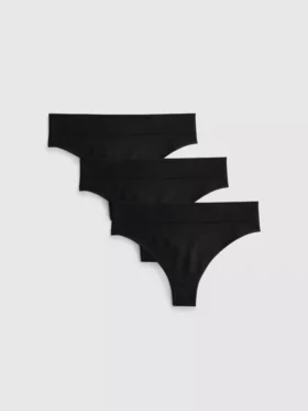 3er-Pack nahtlose Tangas
