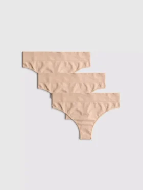 3er-Pack nahtlose Tangas
