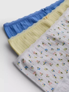 3er-Pack Pointelle-Mini-Shorts für Jungen