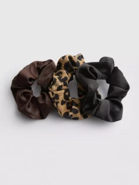 3er-Pack Satin-Haargummis