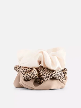 3er-Pack Satin-Haargummis 3er-Pack Satin-Haargummis