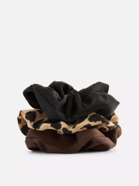 3er-Pack Satin-Haargummis