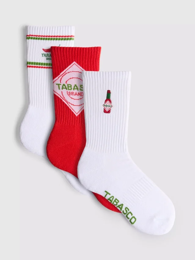 3er-Pack Tabasco-Socken 3er-Pack Tabasco-Socken
