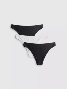 3er-Pack unsichtbare Brazilian-Slips