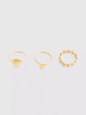 3er-Pack wasserfeste Muschelringe 3er-Pack wasserfeste Muschelringe