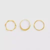 3er-Pack wasserfeste Ringe in gemischten Designs