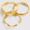 3er-Pack wasserfeste Ringe in gemischten Designs
