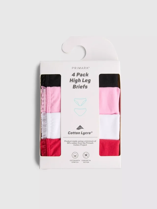4er-Pack hoch taillierte Slips mit Rüschenbesatz 4er-Pack hoch taillierte Slips mit Rüschenbesatz